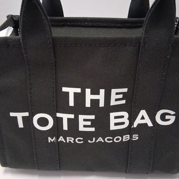 Marc Jacobs The Small Tote Bag – Black  NWOT - Picture 2 of 8